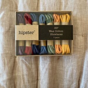 Hipster Wax Cotton Shoelaces Set